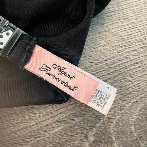 AGENT PROVOCATEUR black AMERIE BIKINI top 32B - Picture 4 of 7